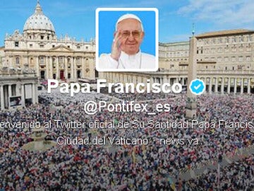 Cuenta oficial del Papa en Twitter