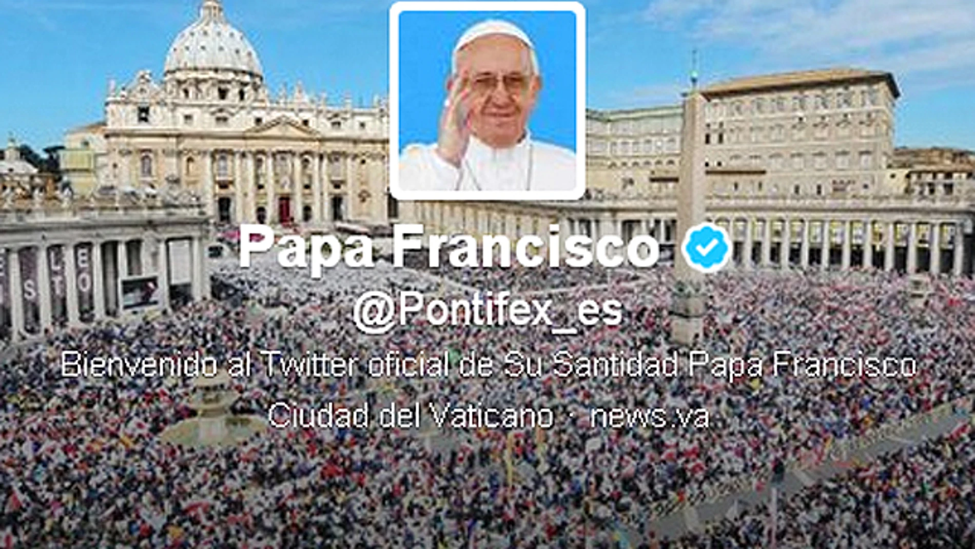 Cuenta oficial del Papa en Twitter Cuenta oficial del Papa en Twitter