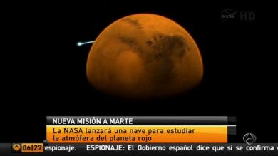 Una sonda estudiará si la atmósfera de Marte permitió la existencia de seres vivos