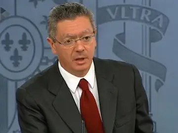 El ministro de Justicia, Alberto Ruiz Gallardón El ministro de Justicia, Alberto Ruiz Gallardón
