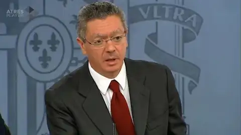 El ministro de Justicia, Alberto Ruiz Gallardón El ministro de Justicia, Alberto Ruiz Gallardón