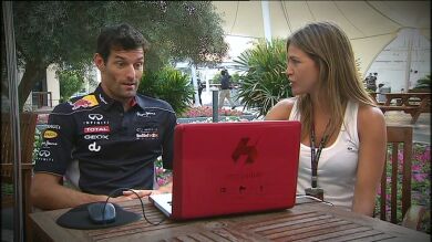 Webber bromea con el Juego Imposible: 