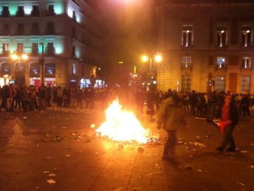 Protestas en la Puerta del Sol