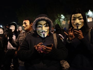 Anonymus celebra su 'marcha de las mil caras' (06-11-2013)