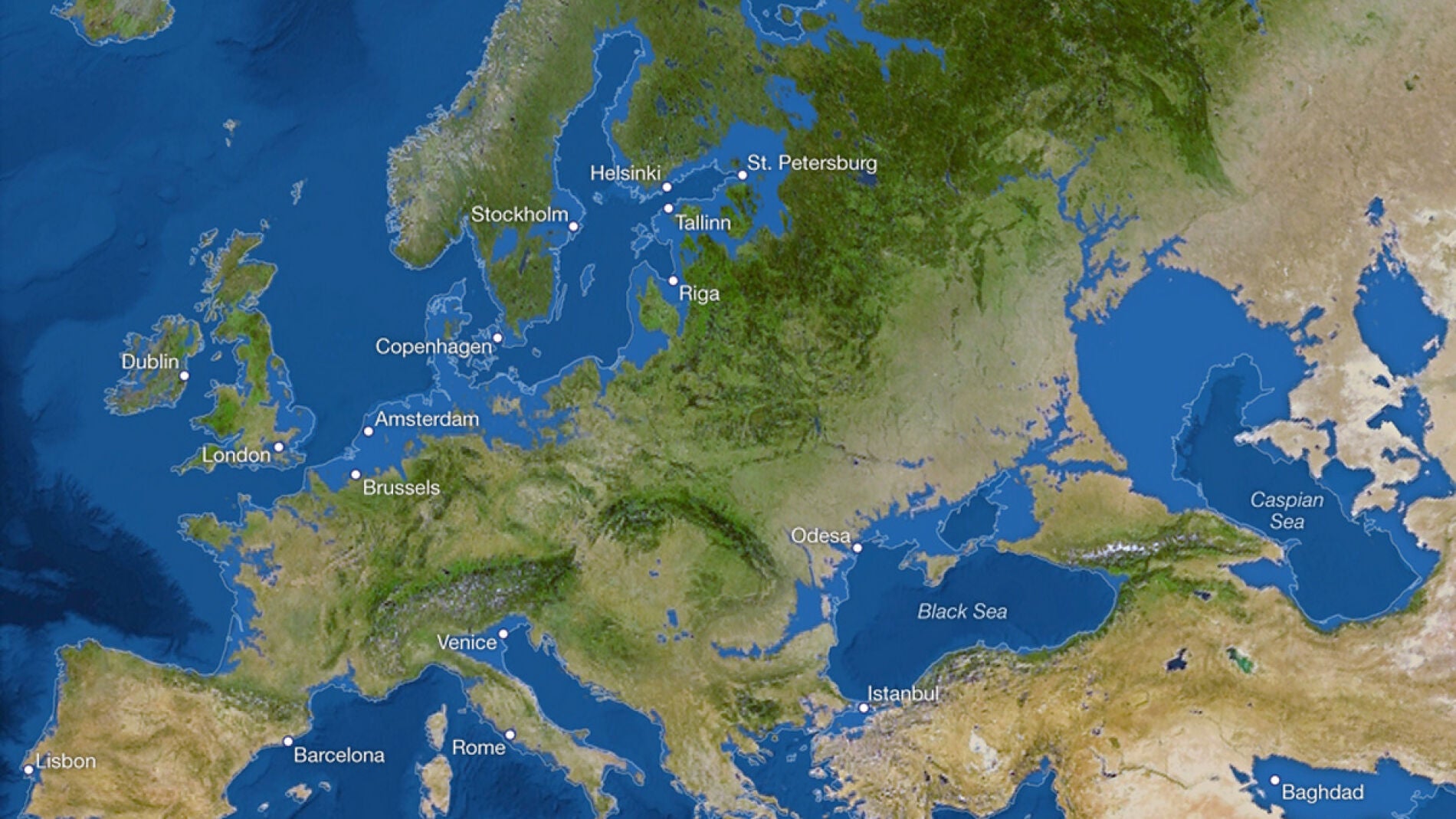 Mapa de Europa en 5.000 a&ntilde;os