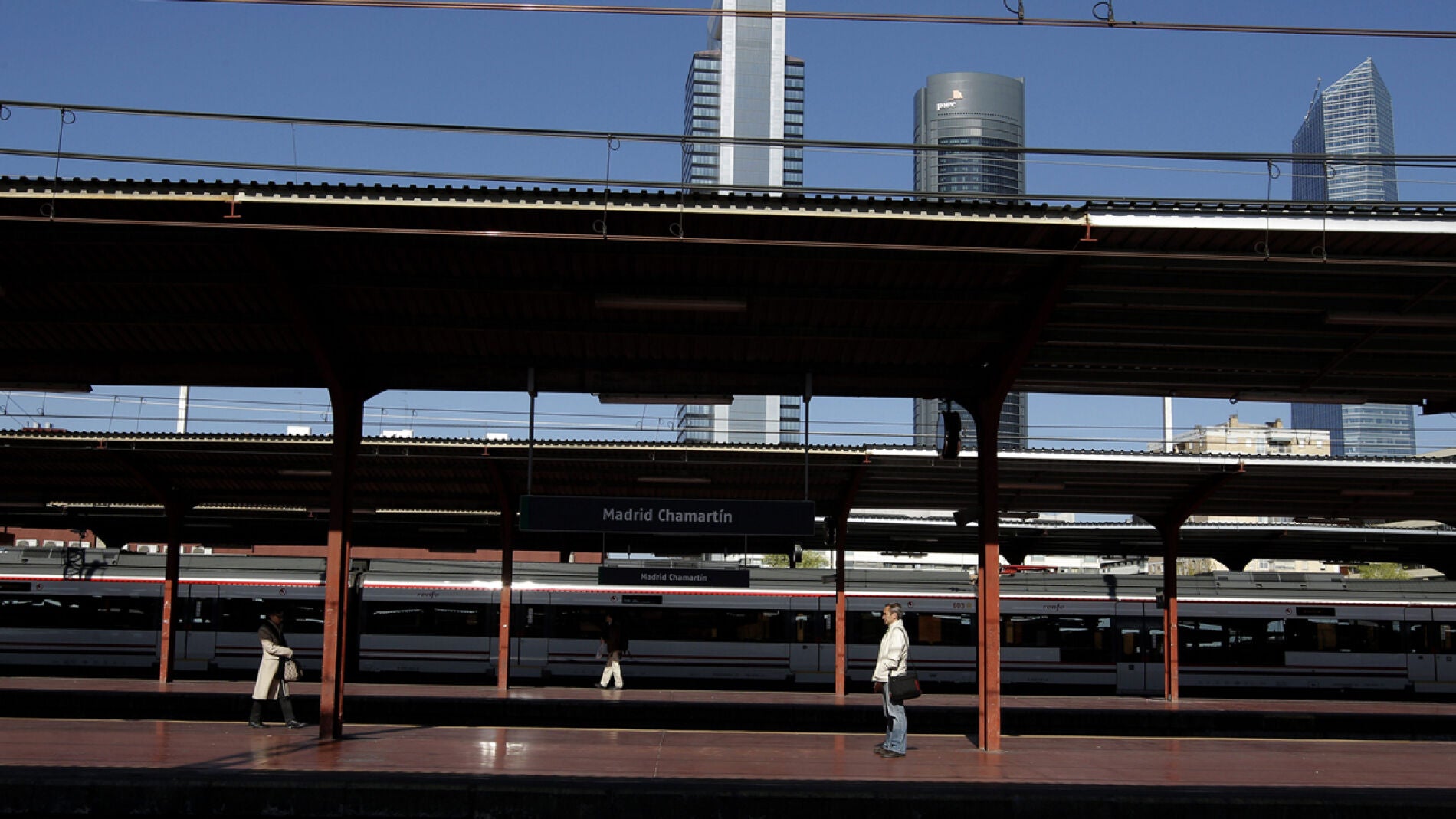 And&eacute;n de la estaci&oacute;n de Chamart&iacute;n