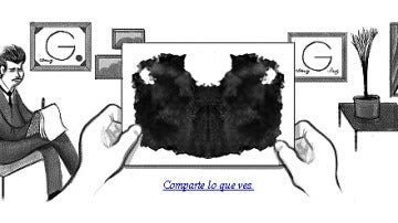 Doodle del 129 aniversario del nacimiento de Hermann Rorschach