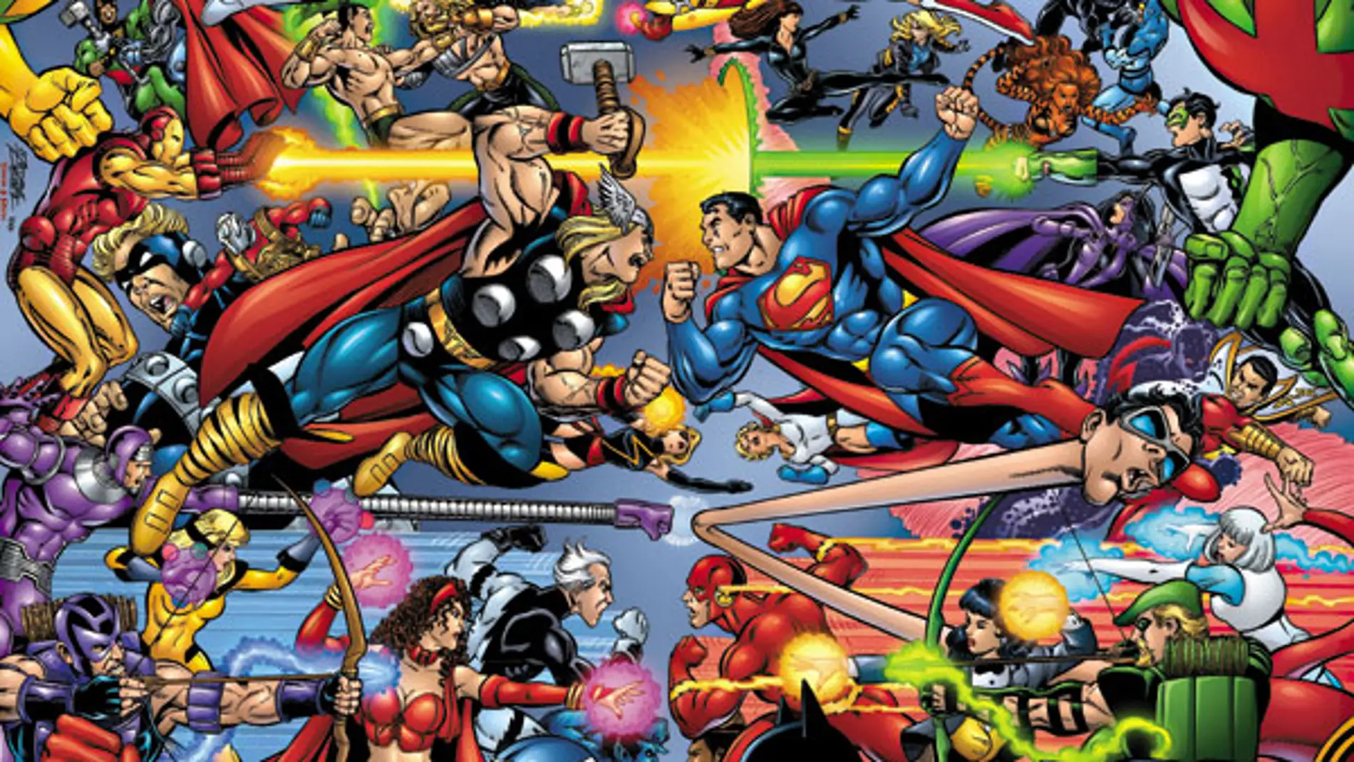 Marvel y DC se enfrentan en TV