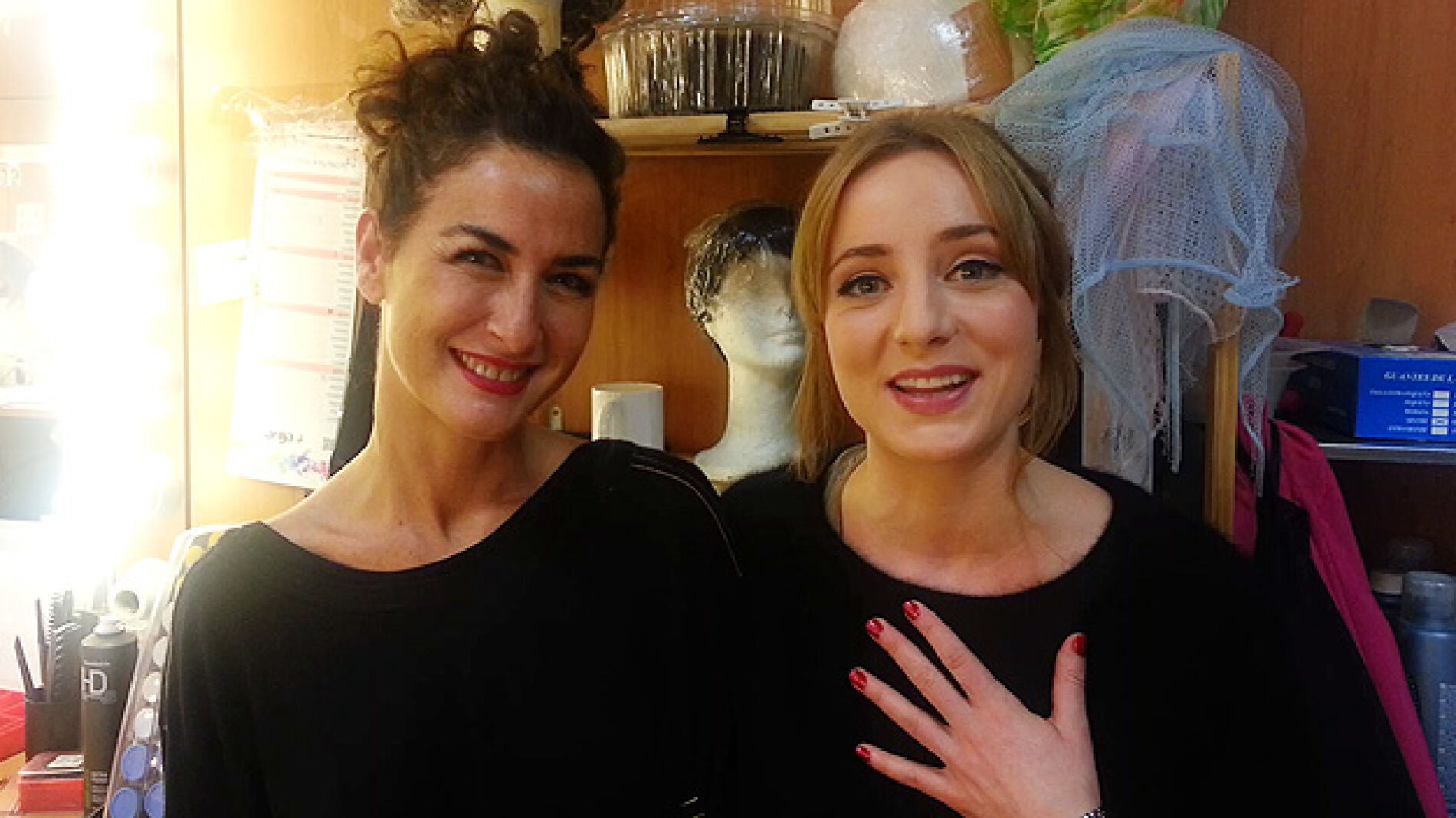 Bel&eacute;n L&oacute;pez y &Aacute;ngela Cremonte