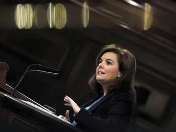 La vicepresidenta del Gobierno, Soraya Sáenz de Santamaría La vicepresidenta del Gobierno, Soraya Sáenz de Santamaría