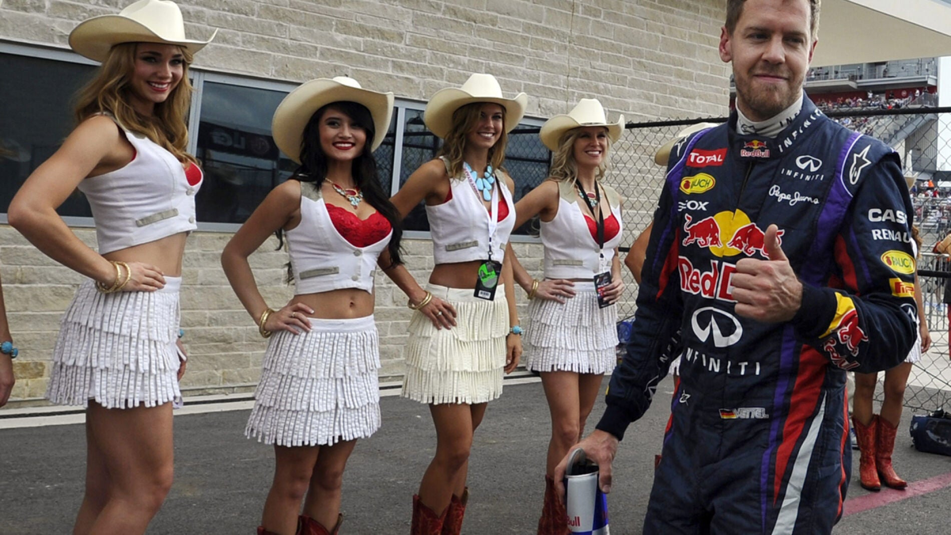 Vettel, en buena compa&ntilde;&iacute;a