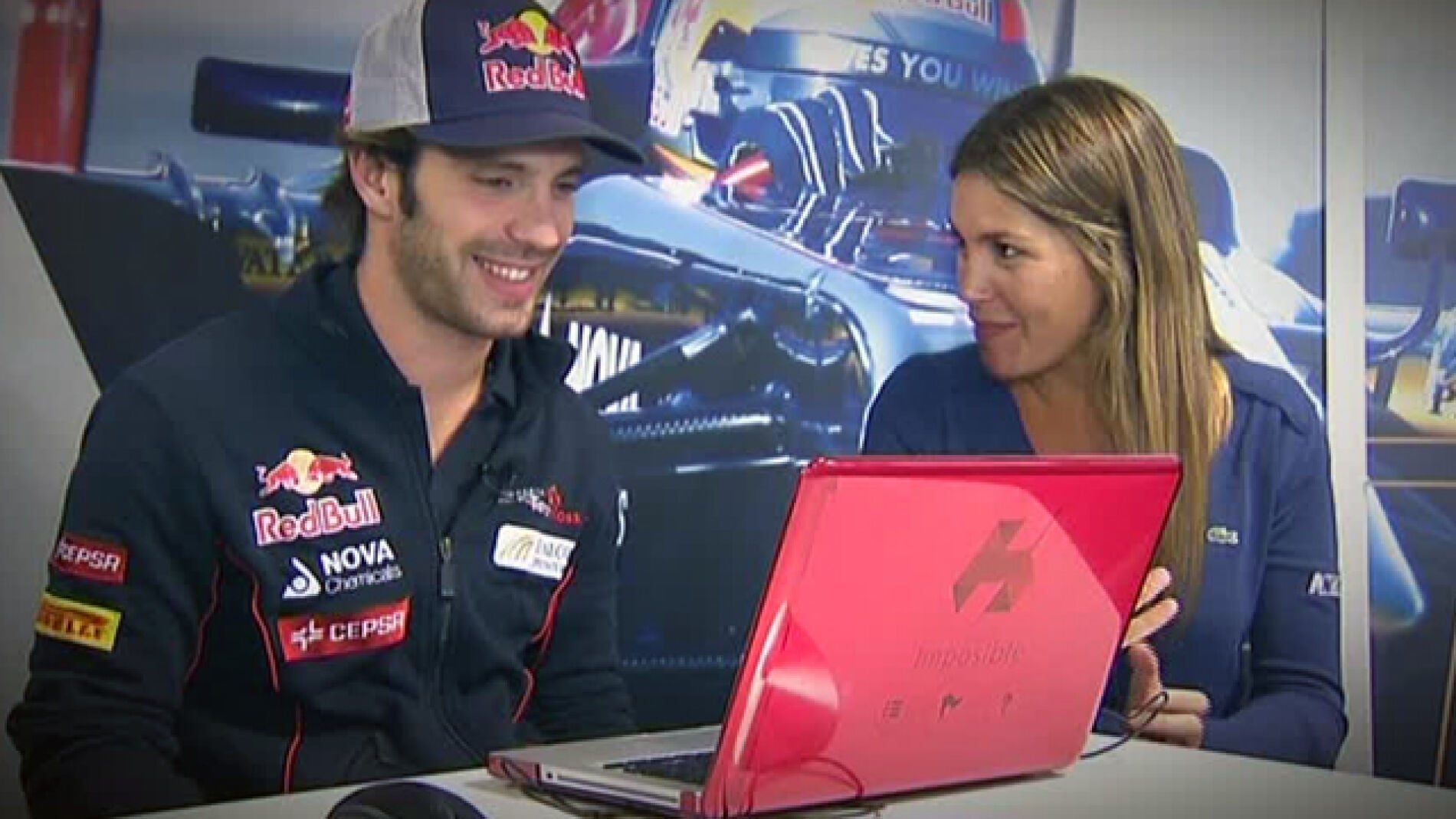 Vergne, con Nira Juanco