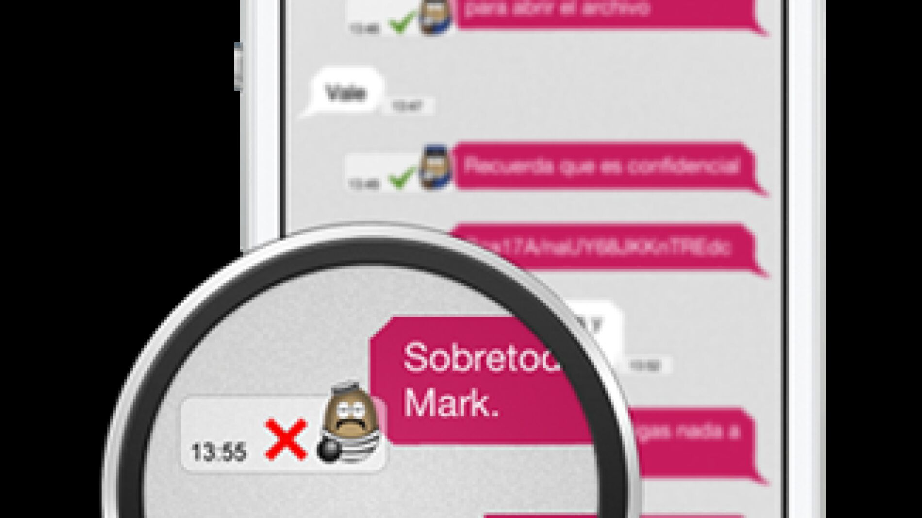 Woowos permite eliminar mensajes en el tel&eacute;fono de destino