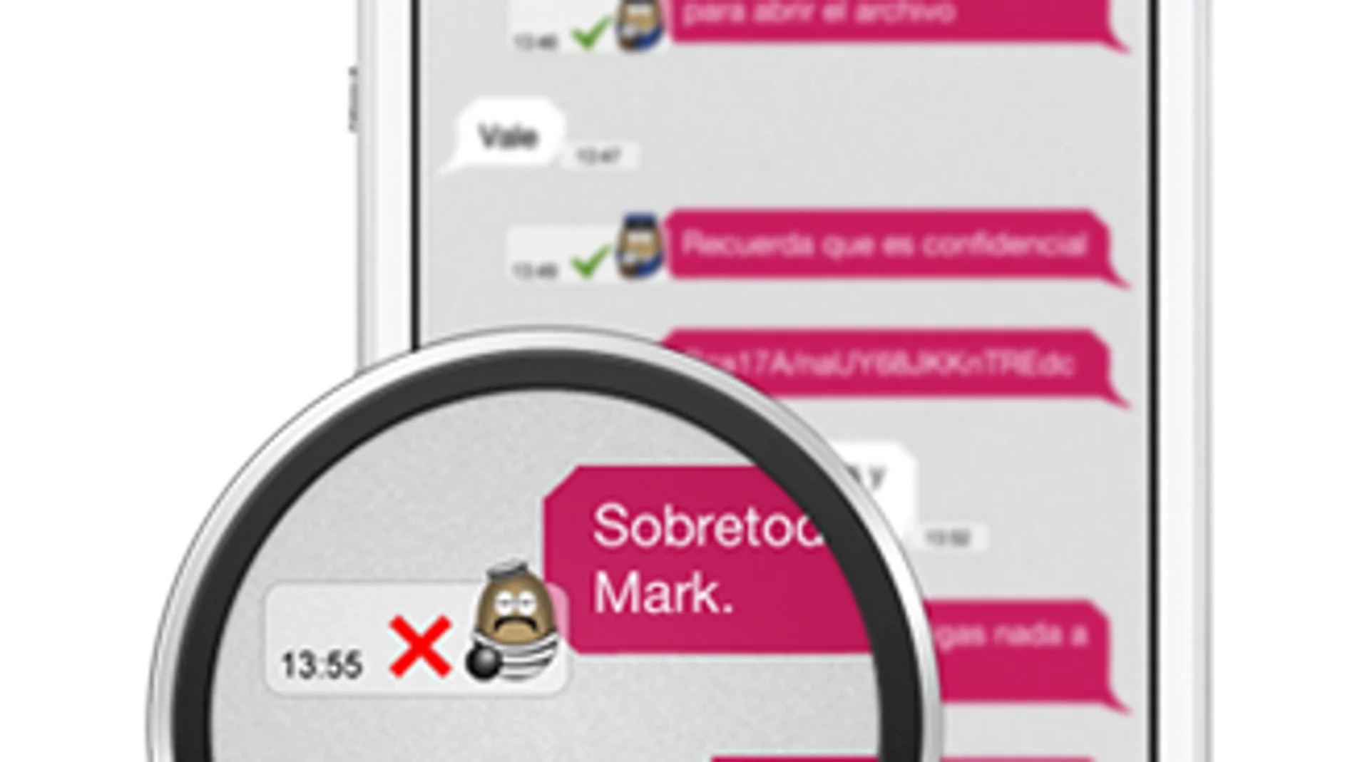 Woowos permite eliminar mensajes en el teléfono de destino Woowos permite eliminar mensajes en el teléfono de destino
