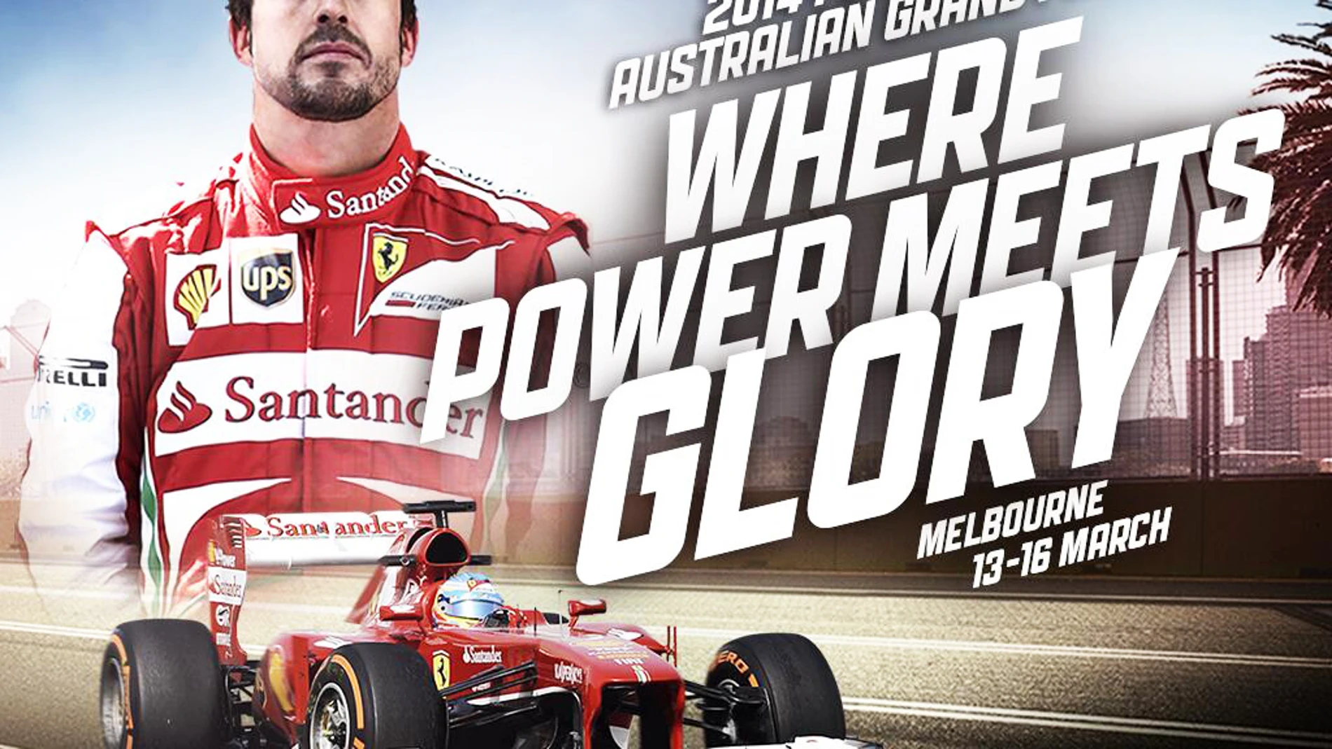 Cartel del GP de Australia 2014
