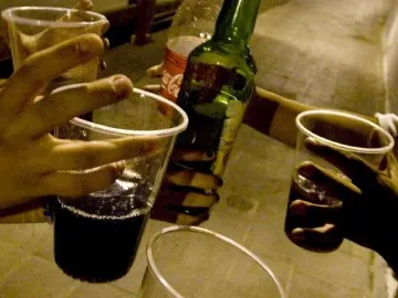 Imagen de un botellón Imagen de un botellón