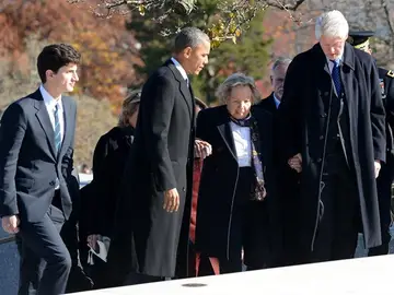 El presidente de Estados Unidos Barack Obama y el expresidente Bill Clinton El presidente de Estados Unidos Barack Obama y el expresidente Bill Clinton