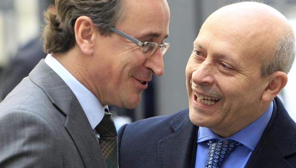  El ministro de Educación, José Ignacio Wert 
