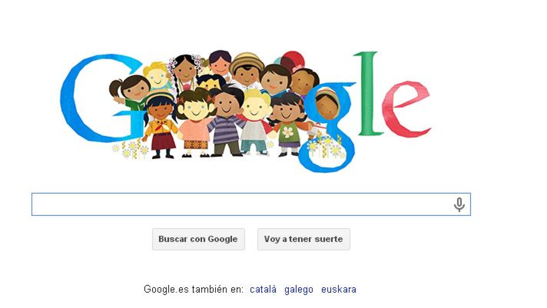 Doodle del 'D&iacute;a del Ni&ntilde;o'