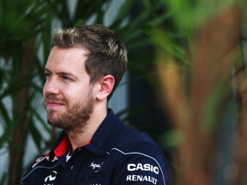 Vettel, con la mirada fija