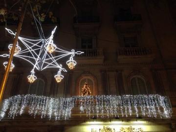 Luces de navidad en Barcelona