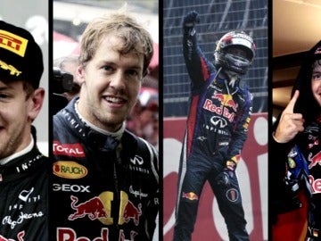 Vettel, cuatro veces campeón de F1