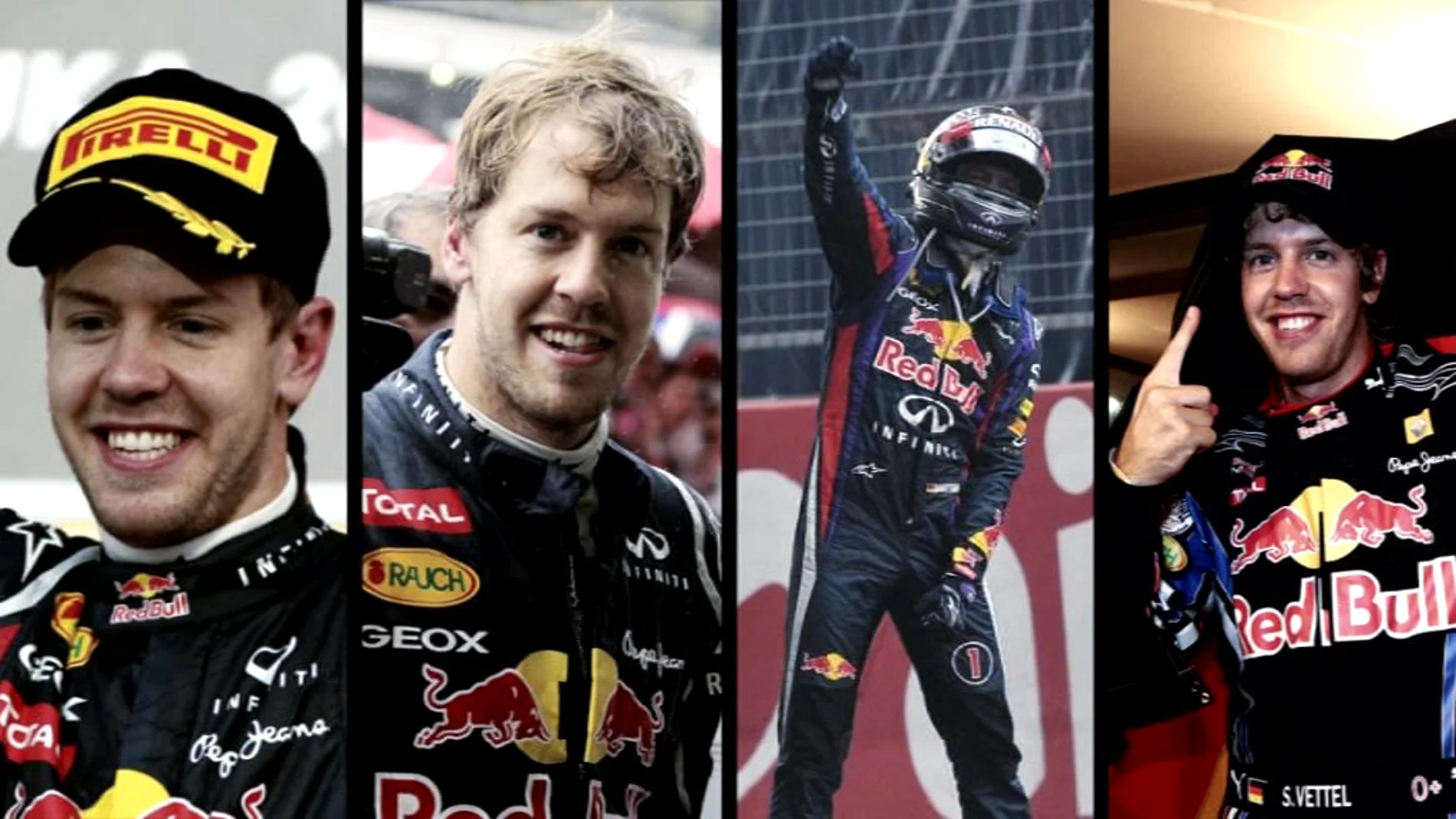 Vettel, cuatro veces campeón de F1