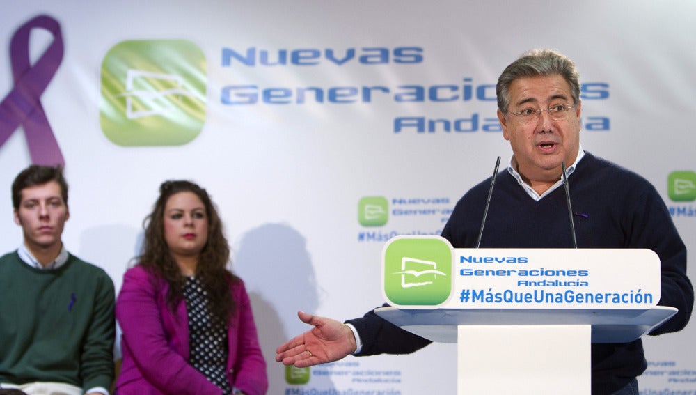Juan Ignacio Zoido, en un discurso