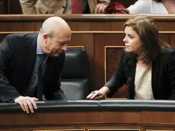 Wert y la vicepresidenta en el Congreso Wert y la vicepresidenta en el Congreso