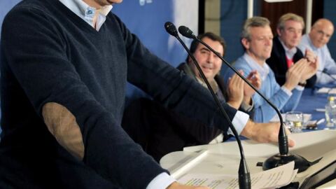 l presidente del PPdeG y de la Xunta de Galicia , Alberto N&uacute;&ntilde;ez Feij&oacute;o