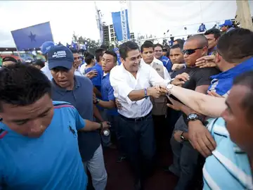 El ganador de las elecciones, Juan Orlando Hernández El ganador de las elecciones, Juan Orlando Hernández