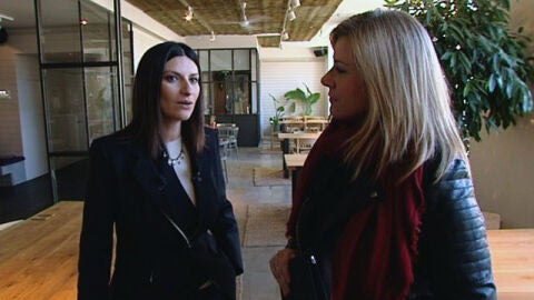 Laura Pausini, en una entrevista con Antena 3