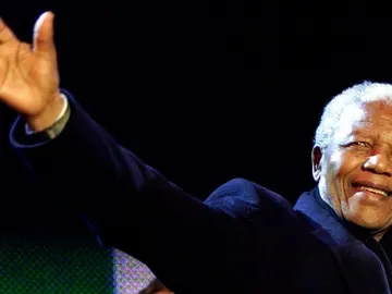 El expresidente de Sudáfrica, Nelson Mandela El expresidente de Sudáfrica, Nelson Mandela