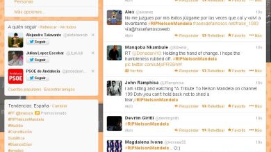 #RIPNelsonMandela y #Madiba, los hashtags más usados para recordar a Mandela