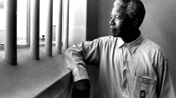 Mandela, en la celda de Robben Island