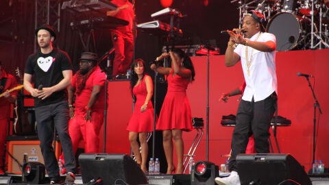 El rapero Jay Z y Justin timberlake