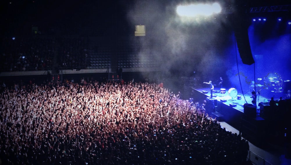 Momento del concierto de Imagine Dragons en Barcelona.