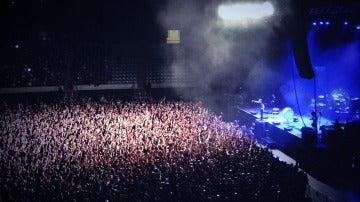 Momento del concierto de Imagine Dragons en Barcelona.