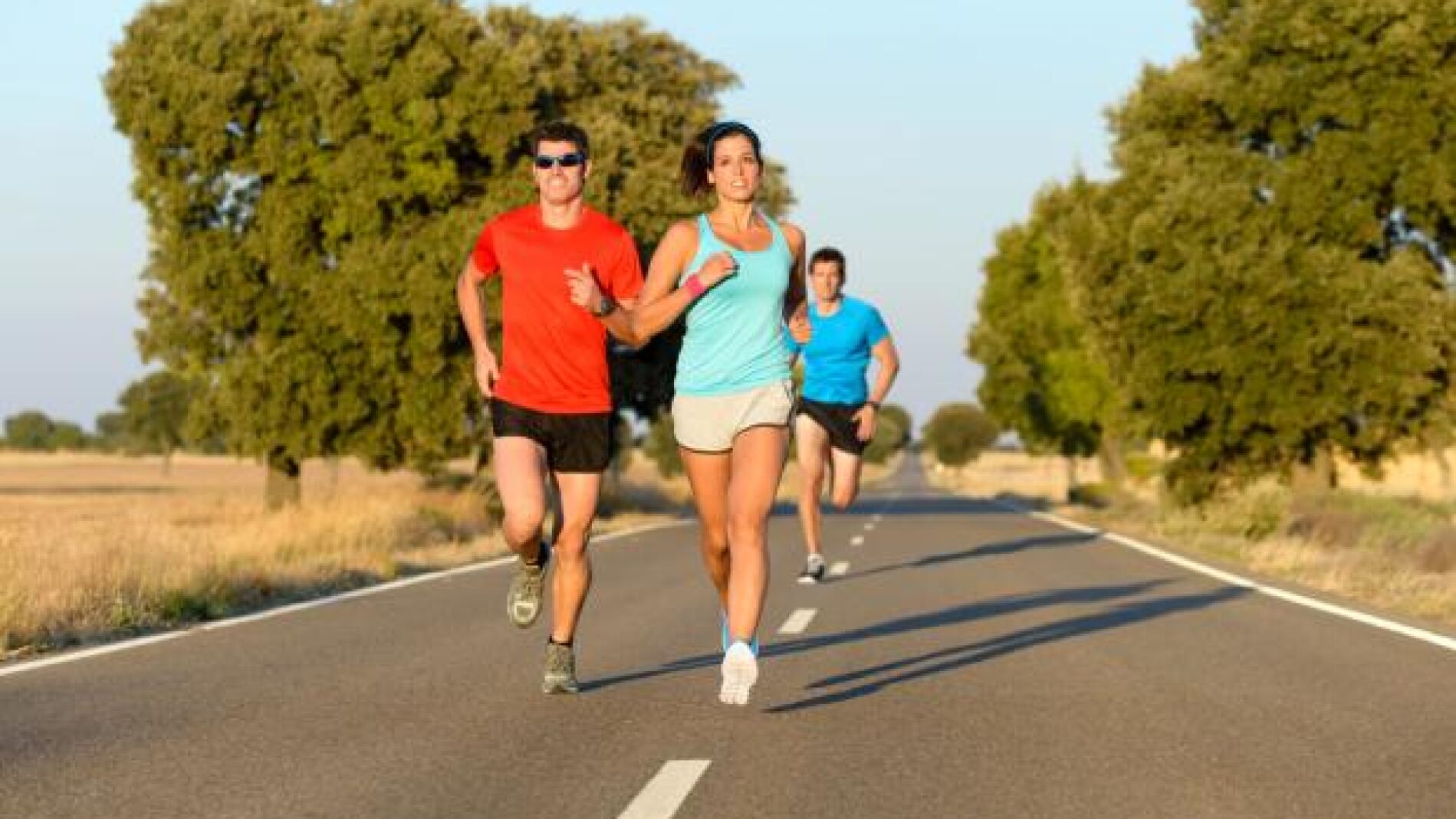 Deportistas corriendo