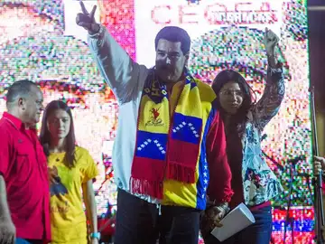 El presidente de Venezuela Nicolás Maduro El presidente de Venezuela Nicolás Maduro