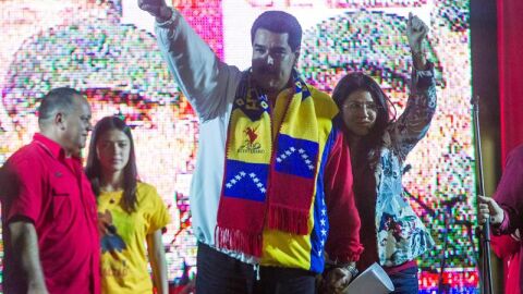 El presidente de Venezuela Nicol&aacute;s Maduro 