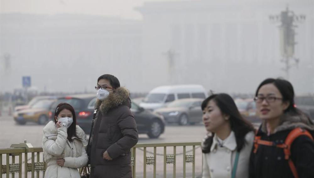 La contaminación envuelve China