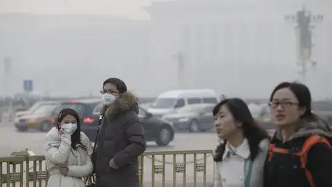 La contaminación envuelve China La contaminación envuelve China