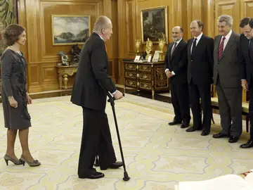 Carlos Lesmes jura el cargo ante el Rey Carlos Lesmes jura el cargo ante el Rey
