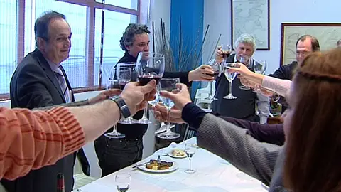 Una cena navideña de empresa Una cena navideña de empresa