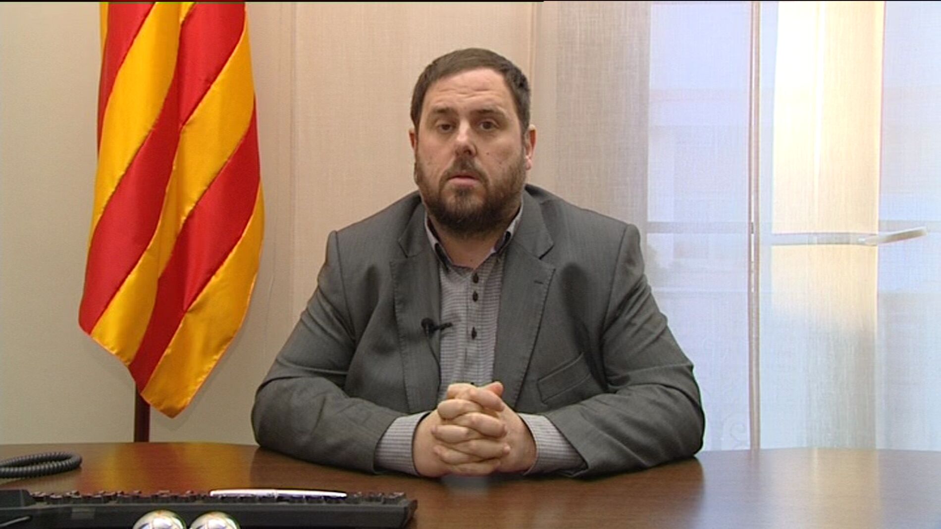Oriol Junqueras, l&iacute;der de ERC