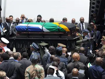 Féretro de Nelson Mandela Féretro de Nelson Mandela