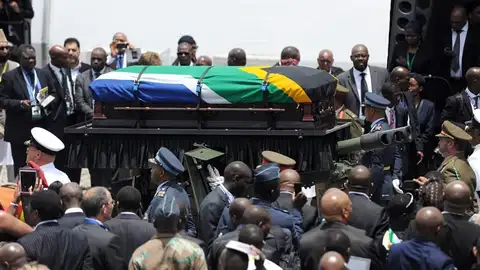 Féretro de Nelson Mandela Féretro de Nelson Mandela