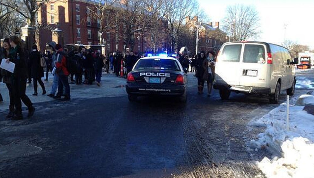 Agentes de policía en la Universidad de Harvard
