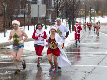 Correr como Papa Noel pero sin pantalones por la diabetes